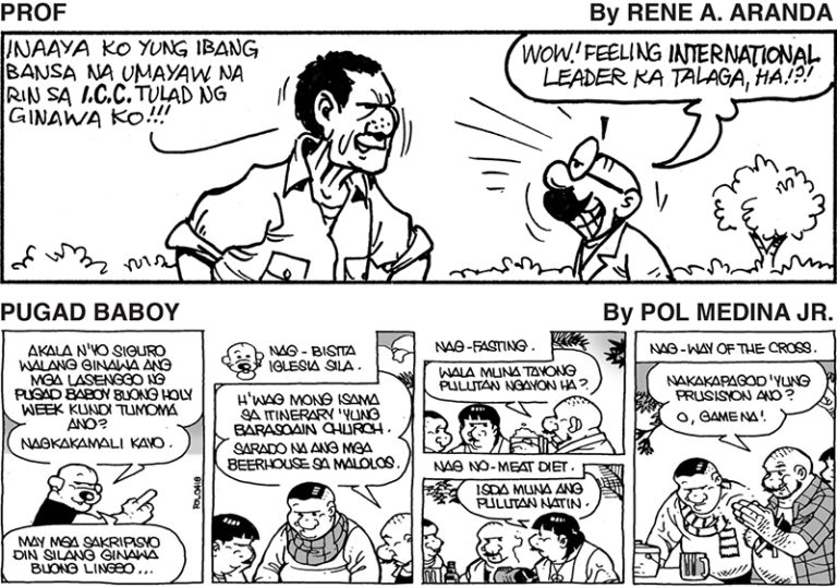 Comics Monday April 02 2018 The Pilipino Star Ngayon Laughter Is