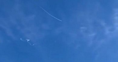 HEADLINE | South Carolina,  USA- A missile fired from an F-22 plane shoots down Chinese spy balloon