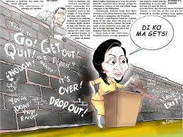 COMICS: Hand writing is on the wall: I (Leni ) will soon be declared President of the Philippines