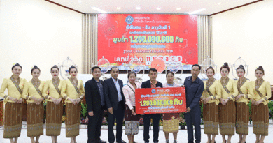LAO’S LOTTERY | Sibsonglasy Lottery- Two lottery winners pick up 7.2 billion kip in prize money