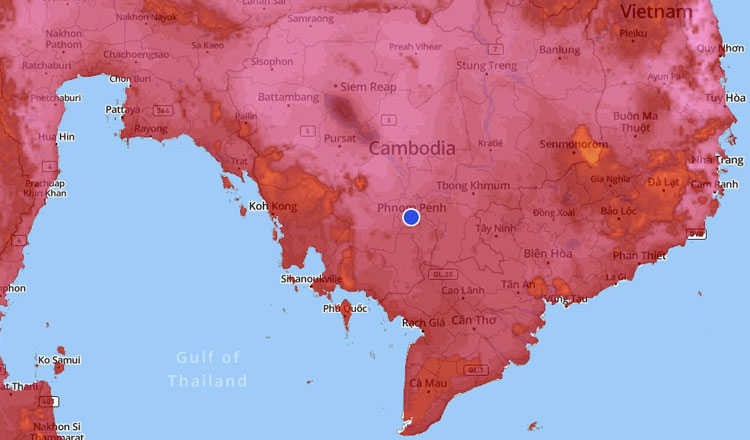 BREAKING NEWS-CLIMATE CHANGE | CAMBODIA: Asia heatwave: Ministry says Cambodia temperatures could reach 42 °C, as at least 30 die in Thailand from heat