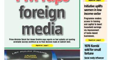 PAPER EDITIONS | 5.6.24 – Monday :  PM raps foreign media