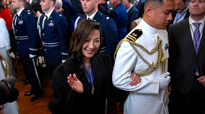 LIFE+STYLE-ZHUBIZ | Malaysian actress Michelle Yeoh receives Presidential Medal of freedom from Biden