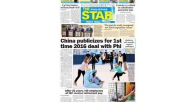PAPER EDITIONS | 5.5.24 – Sunday : China seen behind new WPS island-building