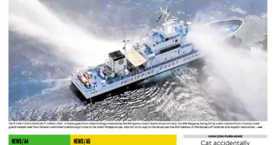 PAPER EDITIONS | 5.1.24 – Wednesday — China Coast Guard attacks PH ships