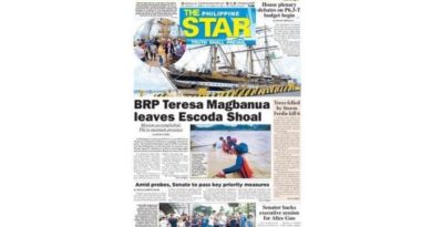 PAPER EDITIONS | 9.16.24 – Monday |  PCG pulls out vessel from Escoda Shoal