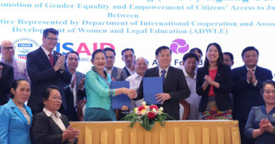 ASEANEWS HEADLINE-HUMAN RIGHTS |  VIENTIANE:  Laos, US partner to expand access to justice for women and children