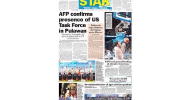 PAPER EDITIONS | 11.22.24 – Friday |  AFP confirms presence of US Task Force in Palawan