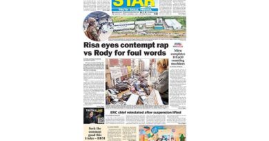 PAPER EDITIONS | 11.1.24 – Friday |  Risa eyes contempt rap vs Duterte for foul words