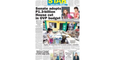 PAPER EDITIONS | 11.6.24 –Wednesday | Senate adopts P1.3-billion House cut in OVP budget