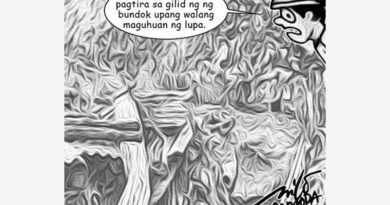 EDITORIAL CARTOONS:  Ibawal paninirahan sa gilid ng bundok