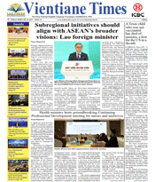 PAPER EDITIONS | 2.28.25 Friday | Subregional initiatives should align with ASEAN’s broader visions: Lao foreign minister