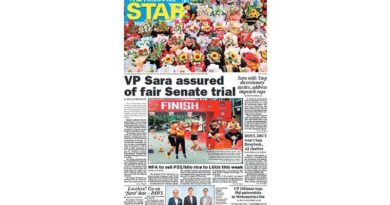 PAPER EDITIONS | 2.10.2025–Monday | VP Sara assured of fair Senate trial