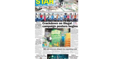 PAPER EDITIONS | 2.12.2025–Wednesday | Crackdown on illegal campaign posters begins