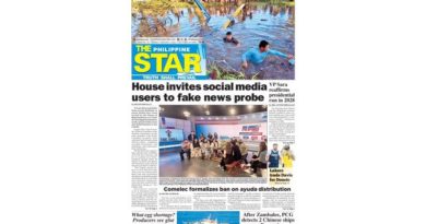 PAPER EDITIONS | 2.3.2025–Monday | House invites social media users to fake news probe