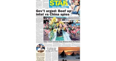 PAPER EDITIONS | 2.2.2025–Sunday |  Gov’t urged: Beef up intel vs China spies