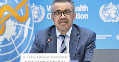 WORLD-HEALTH | ‘History will not forgive’ failure to seal pandemic deal: WHO chief