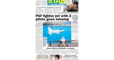 PAPER EDITIONS | 3.5.25 Wednesday | PAF fighter jet with 2 pilots goes missing