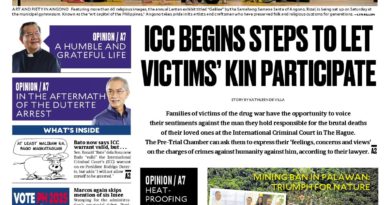 PAPER EDITIONS | 3.23.25 Sunday |  ICC begins steps to let victims’ kin participate