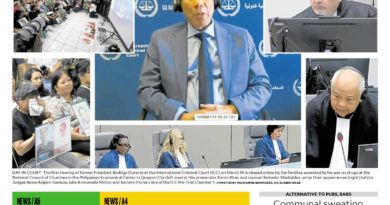 PAPER EDITIONS | 3.15.25 Saturday | Rodrigo Duterte appears at ICC; aide claims abduction