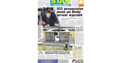 PAPER EDITIONS | 3.11.25 Tuesday | ICC prosecutor mum on Duterte arrest warrant