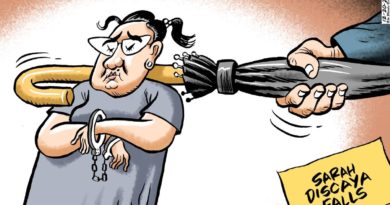 ASEAN EDITORIAL CARTOONS: SCANDALOUS SARAH |  THE MANILA TIMES