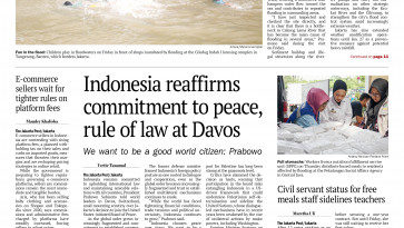 ASEANEWS PAPER EDITIONS | 01.24.26 Saturday | Indonesia reaffirms commitment to peace, rule of law