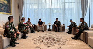 ASEANEWS | Cambodia welcomes Singaporean officers to ASEAN observer team