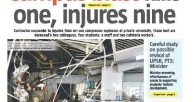 ASEANEWS PAPER EDITIONS | 01.13.26 Tuesday | Campus blast kills one, injures nine