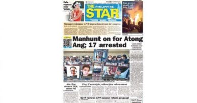 ASEANEWS PAPER EDITIONS | 01.15.26 Thursday | Manhunt on for Atong Ang; 17 arrested