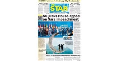 ASEANEWS PAPER EDITIONS | 01.30.26 Friday | SC junks House appeal on Sara impeachment