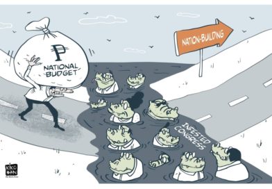 EDITORIAL CARTOONS: CHALLENGING TO CROSS |  THE MANILA TIMES