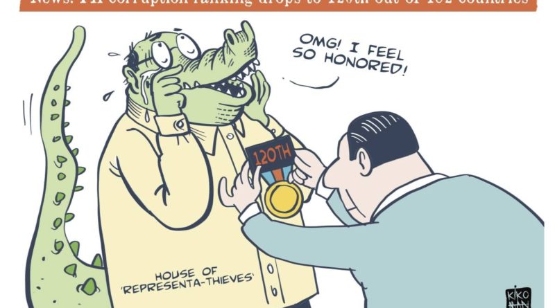 EDITORIAL CARTOONS: DISHONORABLE DROP | THE MANILA TIMES EDITORIAL CARTOONS: DISHONORABLE DROP | THE MANILA TIMES