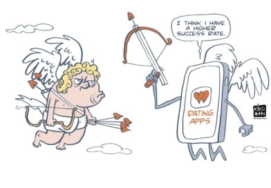 EDITORIAL CARTOONS:  TROUNCED BY TECH |THE MANILA TIMES