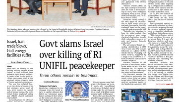 ASEANEWS PAPER EDITIONS | 03.31.26 –TUESDAY | RI strongly condemns Israeli killing of peacekeepers in Lebanon