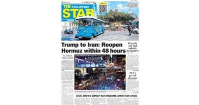 ASEANEWS PAPER EDITIONS | 03.23.26 – MONDAY |  Trump to Iran: Reopen Hormuz within 48 hours