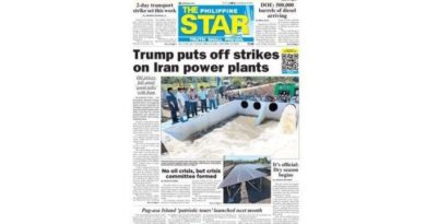 ASEANEWS PAPER EDITIONS | 03.24.26 –TUESDAY | Trump puts off strikes on Iran power plants