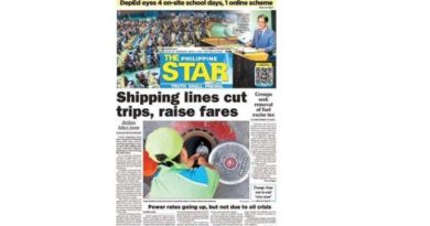 ASEANEWS PAPER EDITIONS | 03.11.26 | WEDNESDAY | Shipping lines cut trips, raise fares