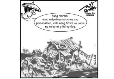 EDITORIAL CARTOONS: Wala nang barung-barong sa lalim ng tulay at estero | THE MANILA TIMES  