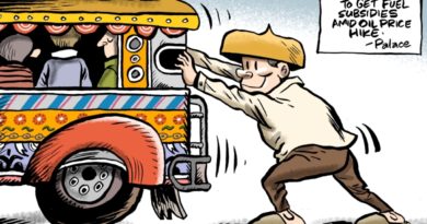 COMICS: Mani D’ Nut | PBBM: no Jeep Php1 Fare Increase . “Tulak-Tulak” lang. .