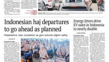ASEANEWS PAPER EDITIONS | 4.18.26 SATURDAY | Indonesian haj departures to go ahead as planned