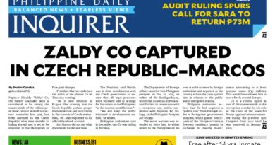 ASEANEWS PAPER EDITIONS | 4.17.26 FRIDAY | Zaldy Co arrested in Prague, Czech Republic – Marcos