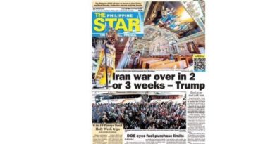 ASEANEWS PAPER EDITIONS | 04.02.26 –THURSDAY |  Iran war over in 2 or 3 weeks – Trump