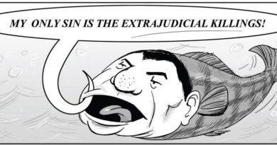 COMICS: Mani D’ Nut | Q: Will Digong survive the ICC Hearing for 5 years? | A: ?