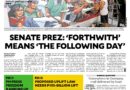 ASEANEWS PAPER EDITIONS | 5.1.26 FRIDAY | SENATE PREZ: “FORTHWITH” MEANS “THE FOLLOWING DAY”