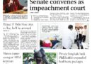 ASEANEWS PAPER EDITIONS | 5.19.26 TUESDAY |  VP impeachment trial on as Senate convenes court