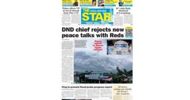 ASEANEWS PAPER EDITIONS | 5.3.26 SUNDAY | DND chief rejects new peace talks with Reds