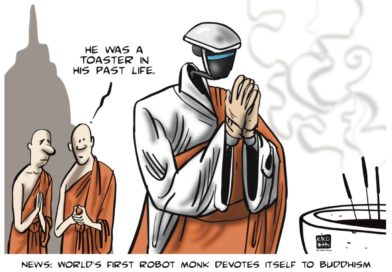 EDITORIAL CARTOONS: ROBOT MONK| THE MANILA TIMES