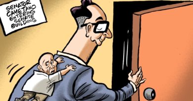 EDITORIAL CARTOONS:  GOT HIS BACK | The Manila Times