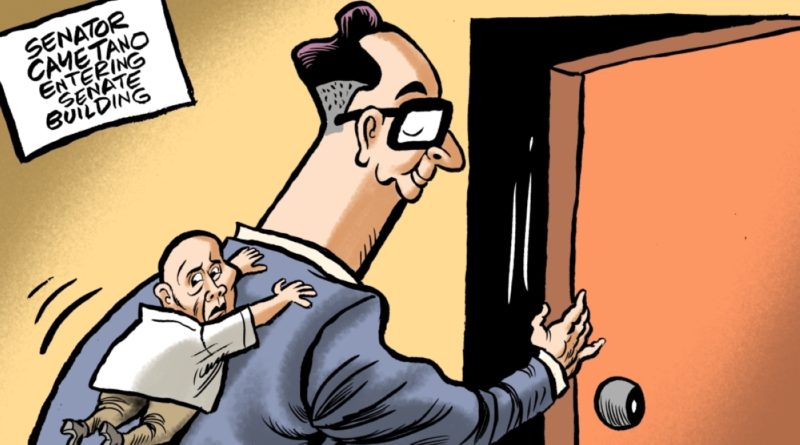 EDITORIAL CARTOONS:  GOT HIS BACK | The Manila Times